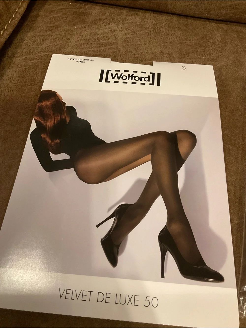 Wolford Velvet Luxe 50 Tights Black - S